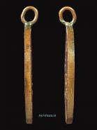  พระเครื่อง   เหรียญปั๊มหลวงพ่อพร รุ่นแรก พ.ศ.2468 เนื้อทองแดง(พร้อมเหลี่ยมทองลงยา) 
